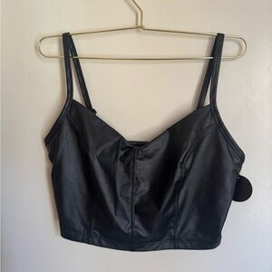 Aerie Black Crop Top